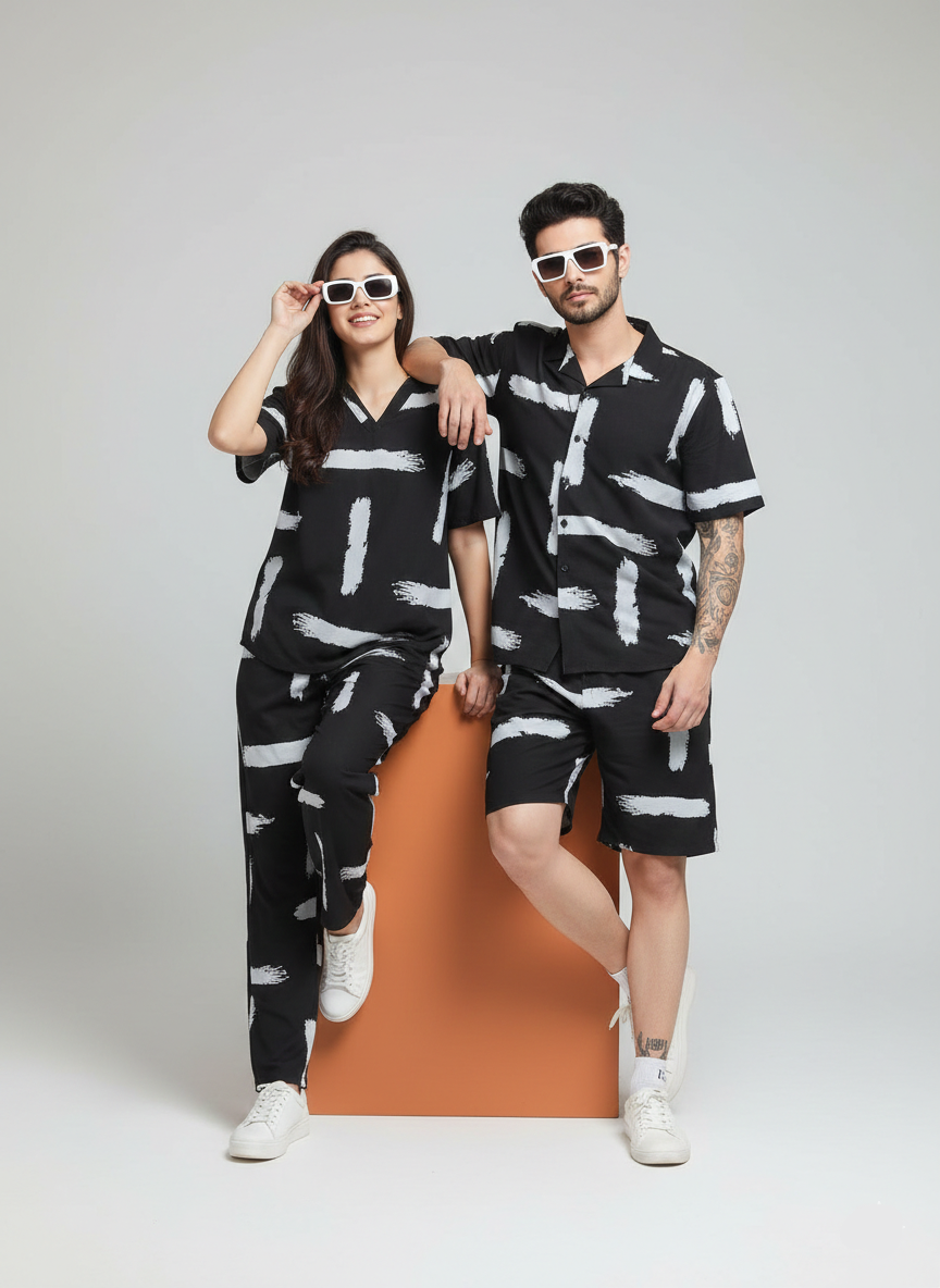 Midnight Canvas Co-ord Set for Men