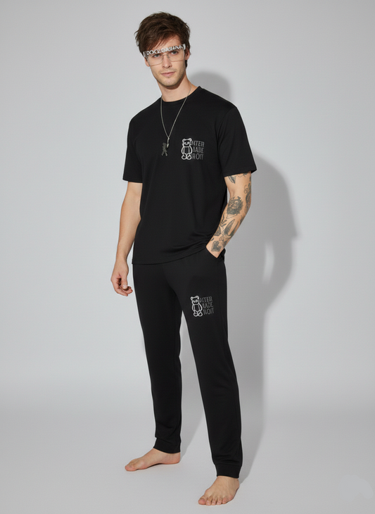 Black Comfy Co-ord Set