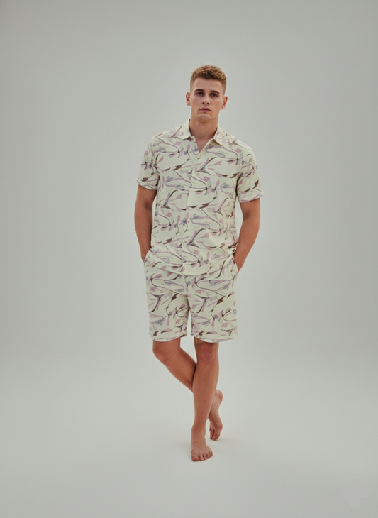 Beachy Floral Co-ord Set for Men